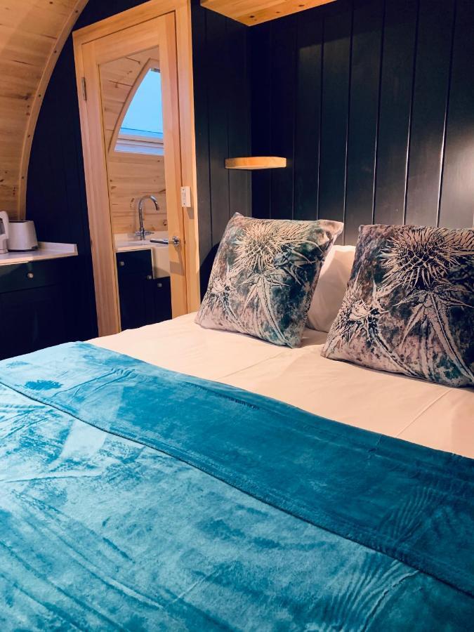 Thistle Pod Farm Stay With Hottub Sleeps 2 Galston  Bagian luar foto